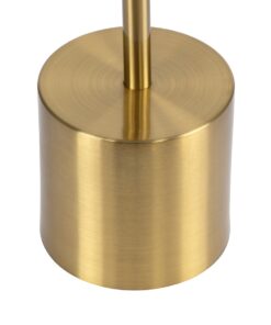 GloboStar® JOJO 76523 Μοντέρνο Επιτραπέζιο Φωτιστικό Πορτατίφ LED 1.5W 105lm 120° DC 5V Επαναφορτιζόμενο με Μπαταρία Li-ion 1800mAh – Διακόπτη Αφής με 3 Εναλλαγές Φωτισμού CCT Θερμό – Φυσικό – Ψυχρό 1500K – 4500K – 6000K Dimmable – D8 x H34cm – Χρυσό