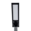 GloboStar® FIARIA 76530 Μοντέρνο Επιτραπέζιο Φωτιστικό Πορτατίφ LED 5W 500lm 180° DC 5V – με Ασύρματη Φόρτιση – Wireless Charger – Διακόπτη Αφής – CCT Θερμό Λευκό 2700K – Φυσικό Λευκό 4500K – Ψυχρό Λευκό 6000K Dimmable – Μ25 x Π10.5 x Υ35.5 – Μαύρο