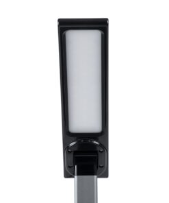 GloboStar® FIARIA 76530 Μοντέρνο Επιτραπέζιο Φωτιστικό Πορτατίφ LED 5W 500lm 180° DC 5V – με Ασύρματη Φόρτιση – Wireless Charger – Διακόπτη Αφής – CCT Θερμό Λευκό 2700K – Φυσικό Λευκό 4500K – Ψυχρό Λευκό 6000K Dimmable – Μ25 x Π10.5 x Υ35.5 – Μαύρο