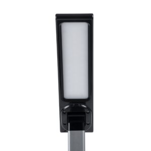 GloboStar® FIARIA 76530 Μοντέρνο Επιτραπέζιο Φωτιστικό Πορτατίφ LED 5W 500lm 180° DC 5V – με Ασύρματη Φόρτιση – Wireless Charger – Διακόπτη Αφής – CCT Θερμό Λευκό 2700K – Φυσικό Λευκό 4500K – Ψυχρό Λευκό 6000K Dimmable – Μ25 x Π10.5 x Υ35.5 – Μαύρο