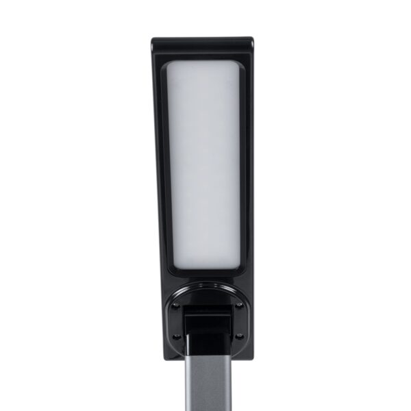 GloboStar® FIARIA 76530 Μοντέρνο Επιτραπέζιο Φωτιστικό Πορτατίφ LED 5W 500lm 180° DC 5V – με Ασύρματη Φόρτιση – Wireless Charger – Διακόπτη Αφής – CCT Θερμό Λευκό 2700K – Φυσικό Λευκό 4500K – Ψυχρό Λευκό 6000K Dimmable – Μ25 x Π10.5 x Υ35.5 – Μαύρο