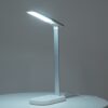 GloboStar® FIARIA 76531 Μοντέρνο Επιτραπέζιο Φωτιστικό Πορτατίφ LED 5W 500lm 180° DC 5V – με Ασύρματη Φόρτιση – Wireless Charger – Διακόπτη Αφής – CCT Θερμό Λευκό 2700K – Φυσικό Λευκό 4500K – Ψυχρό Λευκό 6000K Dimmable – Μ25 x Π10.5 x Υ35.5 – Λευκό