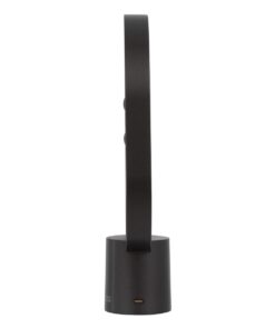 GloboStar® 76544 MAGNET Μοντέρνο Φωτιστικό Γραφείου Σκούρο Γκρι LED 15 Watt 1500lm DC 5V με Μαγνητικό Διακόπτη & Καλώδιο Τροφοδοσίας USB Θερμό Λευκό 2700K