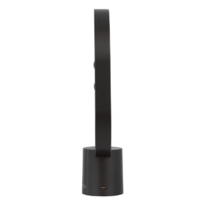 GloboStar® 76544 MAGNET Μοντέρνο Φωτιστικό Γραφείου Σκούρο Γκρι LED 15 Watt 1500lm DC 5V με Μαγνητικό Διακόπτη & Καλώδιο Τροφοδοσίας USB Θερμό Λευκό 2700K