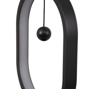 GloboStar® 76544 MAGNET Μοντέρνο Φωτιστικό Γραφείου Σκούρο Γκρι LED 15 Watt 1500lm DC 5V με Μαγνητικό Διακόπτη & Καλώδιο Τροφοδοσίας USB Θερμό Λευκό 2700K