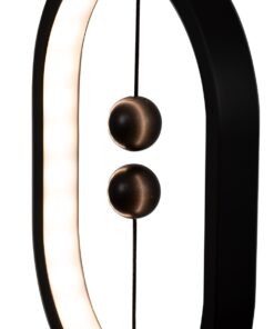 GloboStar® 76544 MAGNET Μοντέρνο Φωτιστικό Γραφείου Σκούρο Γκρι LED 15 Watt 1500lm DC 5V με Μαγνητικό Διακόπτη & Καλώδιο Τροφοδοσίας USB Θερμό Λευκό 2700K