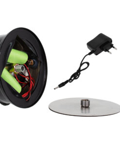 GloboStar® 76547 Vintage Επιτραπέζιο Διακοσμητικό Φωτιστικό LED Retro Μπρούτζινο Φαναράκι Flame Effect 10W 500lm Επαναφορτιζόμενο με Διακόπτη On/Off & Καλώδιο Πρίζα Σούκο – Μπαταρίας 2×18650 4000Mah (Περιλαμβάνονται) Ultra Θερμό Λευκό 1800K