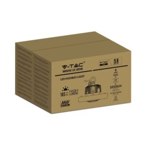 LED Καμπάνα 100W Dimmable V-TAC Pro Μαύρη 18500lm Φυσικό Λευκό 4000K IP65 – 7655