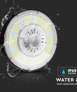 LED Καμπάνα 100W Dimmable V-TAC Pro Μαύρη 18500lm Φυσικό Λευκό 4000K IP65 – 7655