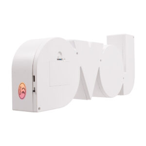 GloboStar® 76551 Μοντέρνο Επιτραπέζιο Διακοσμητικό Φωτιστικό LED Σήμανσης RAINBOW LOVE 2W με Διακόπτη On/Off & Καλώδιο Τροφοδοσίας USB – Μπαταρίας 3xAAA (Δεν Περιλαμβάνονται) Ψυχρό Λευκό 6000K