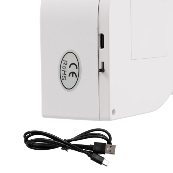 GloboStar® 76551 Μοντέρνο Επιτραπέζιο Διακοσμητικό Φωτιστικό LED Σήμανσης RAINBOW LOVE 2W με Διακόπτη On/Off & Καλώδιο Τροφοδοσίας USB – Μπαταρίας 3xAAA (Δεν Περιλαμβάνονται) Ψυχρό Λευκό 6000K