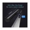 GloboStar® 76552 Φωτιστικό Οθόνης Anti-Glare E-Reading LED 5W 565lm DC 5V με Καλώδιο Τροφοδοσίας USB 2.0 & Ενσωματωμένο Χειριστήριο Εναλλαγής Χρωμάτων CCT Θερμό Λευκό 2700K – Φυσικό Λευκό 4500K – Ψυχρό Λευκό 6000K Dimmable Μαύρο Μ26 x Π4.5 x Υ4.5cm