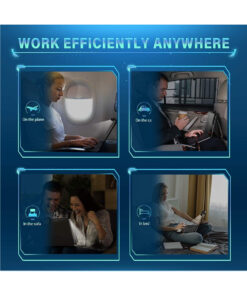 GloboStar® 76552 Φωτιστικό Οθόνης Anti-Glare E-Reading LED 5W 565lm DC 5V με Καλώδιο Τροφοδοσίας USB 2.0 & Ενσωματωμένο Χειριστήριο Εναλλαγής Χρωμάτων CCT Θερμό Λευκό 2700K – Φυσικό Λευκό 4500K – Ψυχρό Λευκό 6000K Dimmable Μαύρο Μ26 x Π4.5 x Υ4.5cm