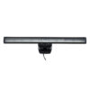 GloboStar® 76552 Φωτιστικό Οθόνης Anti-Glare E-Reading LED 5W 565lm DC 5V με Καλώδιο Τροφοδοσίας USB 2.0 & Ενσωματωμένο Χειριστήριο Εναλλαγής Χρωμάτων CCT Θερμό Λευκό 2700K – Φυσικό Λευκό 4500K – Ψυχρό Λευκό 6000K Dimmable Μαύρο Μ26 x Π4.5 x Υ4.5cm