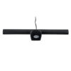 GloboStar® 76552 Φωτιστικό Οθόνης Anti-Glare E-Reading LED 5W 565lm DC 5V με Καλώδιο Τροφοδοσίας USB 2.0 & Ενσωματωμένο Χειριστήριο Εναλλαγής Χρωμάτων CCT Θερμό Λευκό 2700K – Φυσικό Λευκό 4500K – Ψυχρό Λευκό 6000K Dimmable Μαύρο Μ26 x Π4.5 x Υ4.5cm