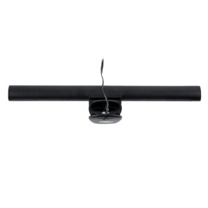 GloboStar® 76552 Φωτιστικό Οθόνης Anti-Glare E-Reading LED 5W 565lm DC 5V με Καλώδιο Τροφοδοσίας USB 2.0 & Ενσωματωμένο Χειριστήριο Εναλλαγής Χρωμάτων CCT Θερμό Λευκό 2700K – Φυσικό Λευκό 4500K – Ψυχρό Λευκό 6000K Dimmable Μαύρο Μ26 x Π4.5 x Υ4.5cm