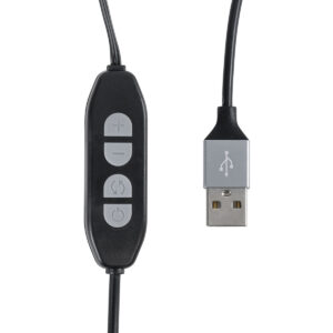 GloboStar® 76552 Φωτιστικό Οθόνης Anti-Glare E-Reading LED 5W 565lm DC 5V με Καλώδιο Τροφοδοσίας USB 2.0 & Ενσωματωμένο Χειριστήριο Εναλλαγής Χρωμάτων CCT Θερμό Λευκό 2700K – Φυσικό Λευκό 4500K – Ψυχρό Λευκό 6000K Dimmable Μαύρο Μ26 x Π4.5 x Υ4.5cm