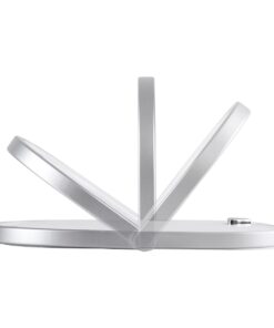 GloboStar® ECLIPSE 76559 Μοντέρνο Επιτραπέζιο Φωτιστικό Πορτατίφ LED 15W 1200lm 180° AC 230V – με Ασύρματη Φόρτιση – Wireless Charger – Διακόπτη Αφής με 3 Εντάσεις Φωτισμού Φυσικό Λευκό 4500K Dimmable – Μ17 x Π13 x Υ10 – Λευκό