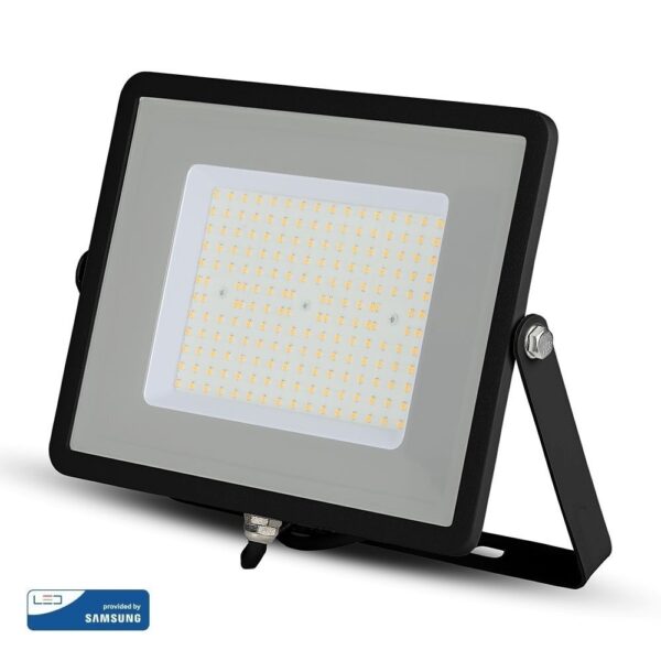 LED Προβολέας 100W V-TAC PRO Samsung Chip Μαύρος 100° 11500lm Αδιάβροχος IP65 Φυσικό   4000K – 21766