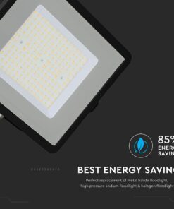 LED Προβολέας 100W V-TAC PRO Samsung Chip Μαύρος 100° 11500lm Αδιάβροχος IP65 Ψυχρό 6500K – 21767