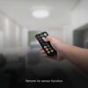 18W LED Πλαφονιέρα Στρογγυλή Φ300 Λευκή με Ανιχνευτή Κίνησης SAMSUNG Chip 1830lm 3000K IP44 V-TAC – 76591-24