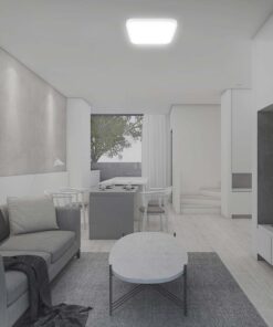 Πλαφονιέρα Οροφής LED 18W SMD 4000K IP44 Λευκού Χρώματος Ανιχνευτή μικροκυμάτων V-TAC – 76661
