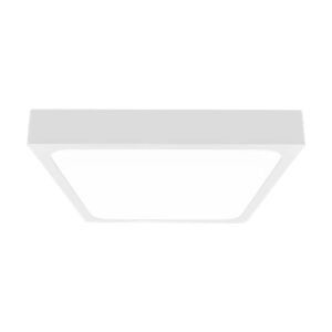 LED πλαφονιέρα 30W SMD τετράγωνη φυσικό λευκό 4000K IP44 με λευκό σώμα με ανιχνευτή μικροκυμάτων IP44 V-TAC – 7668