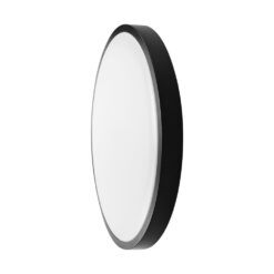 18W LED Πλαφονιέρα Στρογγυλή Φ300 Μαύρη με Ανιχνευτή Κίνησης SAMSUNG Chip 1830lm 4000K IP44 V-TAC – 76691-24
