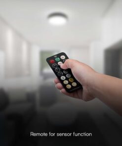 Φωτιστικό Οροφής LED 18W 4000K IP44 με Ανιχνευτή Κίνησης Μαύρου Χρώματος V-TAC – 76691VT