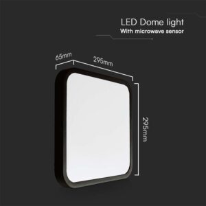 Φωτιστικό Οροφής LED 24W LED 4000K IP44 Μαύρου Χρώματος V-TAC – 76461VT