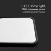 Φωτιστικό Οροφής LED 18W 3000K IP44 Μαύρο V-TAC – 76421VT