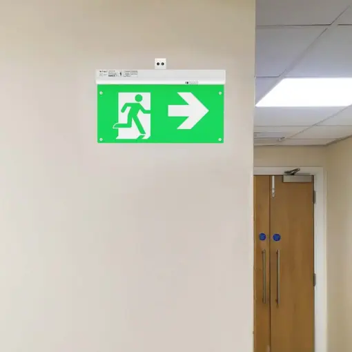 Φωτιστικό Ασφαλείας 4σε1  EXIT με κουμπί δοκιμής και RF Control 6000K V-TAC – 7675