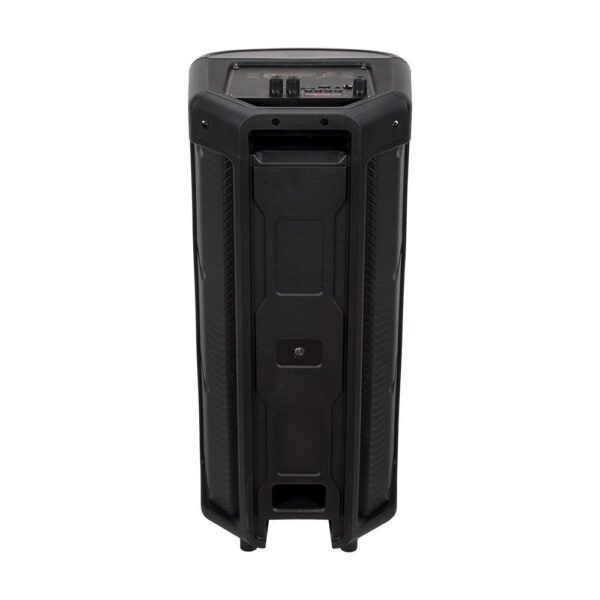 Φορητό Ασύρματο Επαναφορτιζόμενο Ηχείο Bluetooth 600W  RGB LED Τηλεχειριστήριο & Μικρόφωνο Καραόκε – 7677