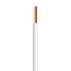 ΚΑΛΩΔΙΟ NYA ΗΟ5V-U 1Χ1mm² ΛΕΥΚΟ (100m/roll) EUROLAMP – 150-13305