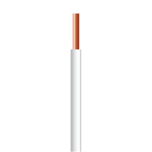 ΚΑΛΩΔΙΟ NYA ΗΟ5V-U 1Χ1mm² ΛΕΥΚΟ (100m/roll) EUROLAMP – 150-13305