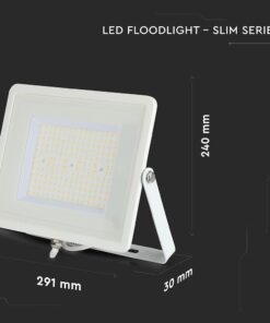 LED Προβολέας 100W V-TAC PRO Samsung Chip Λευκός 100° 12000lm Αδιάβροχος IP65 Ψυχρό Λευκό 6400K – 769
