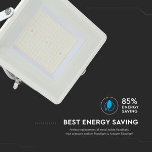 LED Προβολέας 100W V-TAC PRO Samsung Chip Λευκός 100° 12000lm Αδιάβροχος IP65 Ψυχρό Λευκό 6400K – 769