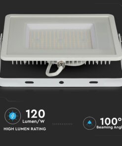 LED Προβολέας 100W V-TAC PRO Samsung Chip Λευκός 100° 12000lm Αδιάβροχος IP65 Ψυχρό Λευκό 6400K – 769