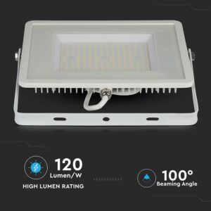 LED Προβολέας 100W V-TAC PRO Samsung Chip Λευκός 100° 12000lm Αδιάβροχος IP65 Ψυχρό Λευκό 6400K – 769