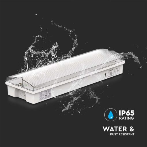 3W LED Φωτιστικό Ασφαλείας με Self Test Button 6400K V-TAC – 7687
