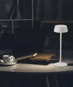 LED Επαναφορτιζόμενο Πορτατιφ 2W 3000Κ με Λευκό Σώμα Dimmable IP54 V-TAC – 7689