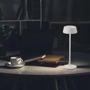 LED Επαναφορτιζόμενο Πορτατιφ 2W 3000Κ με Λευκό Σώμα  Dimmable  IP54 V-TAC – 7689