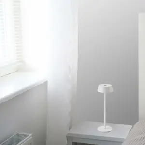 LED Επαναφορτιζόμενο Πορτατιφ 2W 3000Κ με Λευκό Σώμα  Dimmable  IP54 V-TAC – 7689