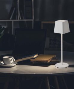 LED φωτιστικό γραφείου 2W επαναφορτιζόμενο 3000Κ με λευκό σώμα dimmable V-TAC – 7691