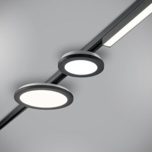 Φωτιστικό Οροφής Trio Lighting DUOLINE   LED, 9W · 900lm, 3000K Μαύρο Ματ Πλαστικό   – 76921032