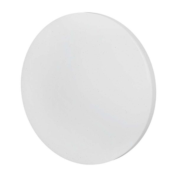 Wi-Fi Smart LED Πλαφονιέρα Λευκή με Έναστρο Κάλλυμα 24W V-TAC RGB+W CCT Dimmable - 7694