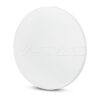 Wi-Fi Smart LED Πλαφονιέρα Λευκή με Έναστρο Κάλλυμα 36W V-TAC RGB+W CCT Dimmable – 7695