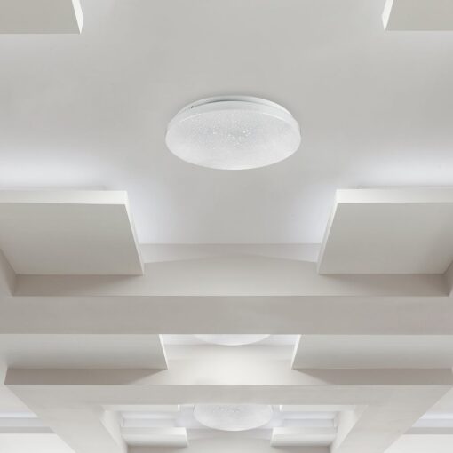 Smart LED Πλαφονιέρα Wi-Fi 36W 3600lm RGB+W CCT Dimmable Έναστρο Κάλυμμα V-TAC 7695