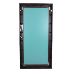 GloboStar® MAKEUP MIRROR-160×80-2 Μοντέρνος Καθρέπτης Μακιγιάζ με Πλαίσιο Φυσικού Ξύλου με Διακόπτη On/Off 20 x E27 AC220-240V – Μ80 x Π7 x Υ160cm – Καφέ Wenge