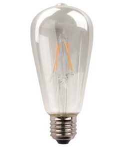 ΛΑΜΠΑ LED ST64 CROSSED FILAMENT 11W E27 6500K 220-240V DIMMABLE CLEAR EUROLAMP 147-78480
